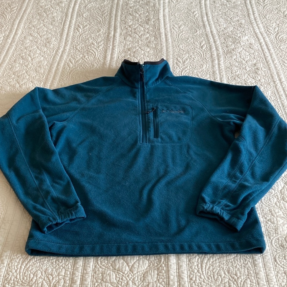Columbia Men's Fleece 1/2 Zip pullover Size Medium